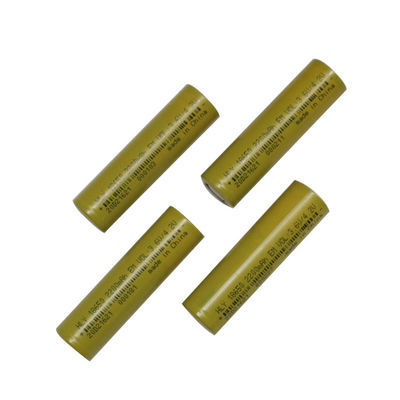 Công suất cao 2200 mah 18650 Pin 3,6 Volt Lithium Ion Pin 500 chu kỳ