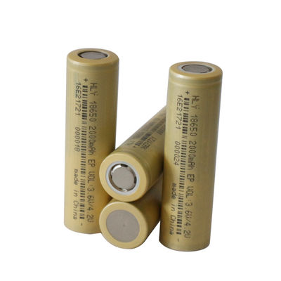 Nguồn điện di động Đèn pin sáng hình trụ Tế bào pin Lithium Ion 18650 2000mAh