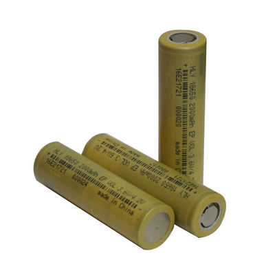Tế bào pin năng lượng mặt trời có thể sạc lại 18650 3,6 Volt 2000mAh cho thiết bị điện tử gia dụng / xe điện