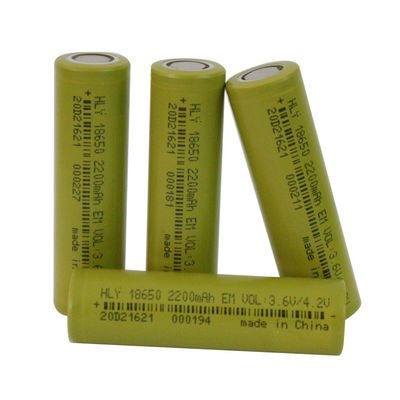 FCC 18650 Pin lithium Ion 2200mAh có thể sạc lại Tốc độ xả cao