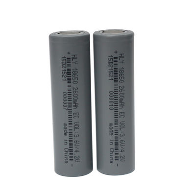 HLY Dung lượng cao 18650 Pin 2600mAh 3.6V Pin Lithium Ion có thể sạc lại