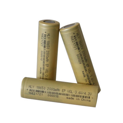 Pin di động 2000 mah 18650 có thể sạc lại UN38.3 cho đèn pin sáng