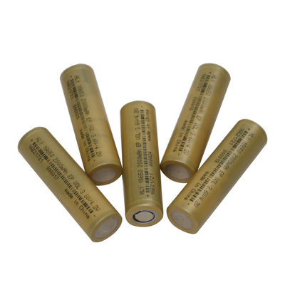 Pin Li Ion tốc độ cao có thể sạc lại hình trụ 2000mAh 18650 RoHS cho dụng cụ điện