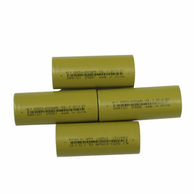Tế bào pin Lifepo4 hình trụ LFP 26650 4000mAh để lưu trữ năng lượng gia đình