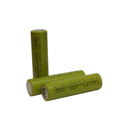 500 lần Pin Lithium 2200mah 18650 3,6 Volt Mật độ năng lượng cao có thể sạc lại