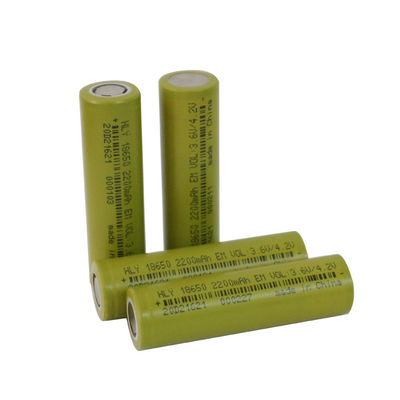 Tế bào pin nhẹ có thể sạc lại Lithium Ion 2200mah 18650 UN38.3 HLY