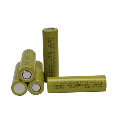 Pin có thể sạc lại 3,6 V Li Ion 2200mah 18650 OEM ODM an toàn cao