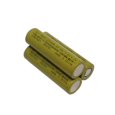 Công suất cao 2200 mah 18650 Pin 3,6 Volt Lithium Ion Pin 500 chu kỳ
