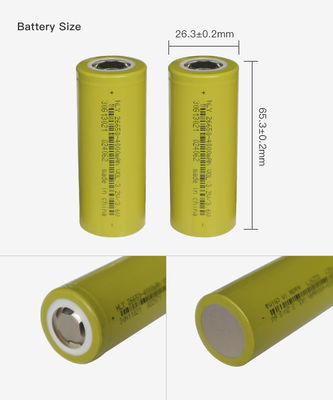 Hình trụ Lifepo4 Li Ion 26650 Pin 4000mah có thể sạc lại Tùy chỉnh
