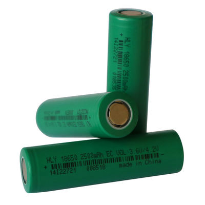 Pin năng lượng mặt trời có thể sạc lại tùy chỉnh 2500mAh 3.6V Pin điện 18650