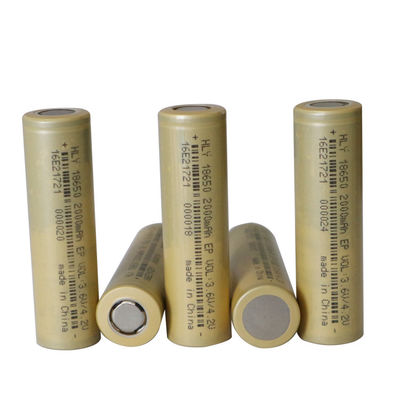 Mật độ năng lượng cao 18650 Pin Lithium Ion 3.6V 2000mAh cho các dụng cụ làm vườn