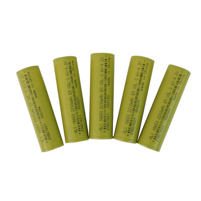 Tế bào pin sạc Lithium Ion có thể sạc lại hình trụ 3.6V 2200mah 18650