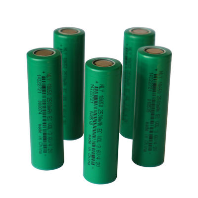 Pin Lithium Ion 18650 Công suất cao 3.6v 2500mah Cells cho đèn pin