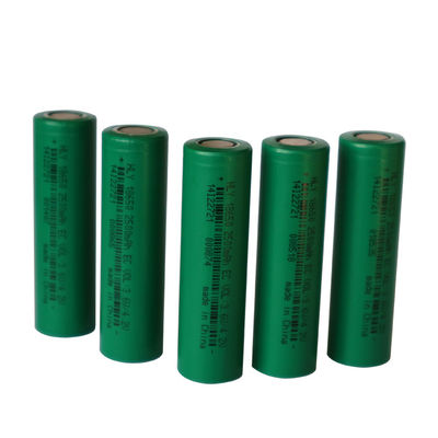 Bộ pin 3.6V 2500mah Li Ion 18650 Tế bào hình trụ Tuổi thọ dài 500 lần