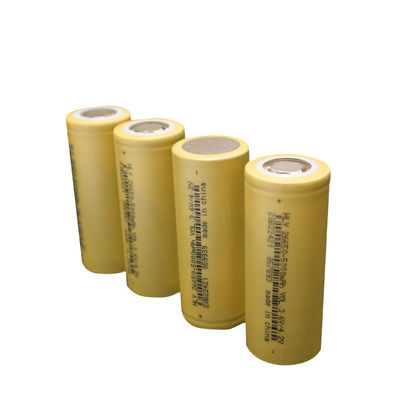 Vòng đời dài 26650 Tế bào pin hình trụ Lithium 3.6V 5000mAh có thể sạc lại