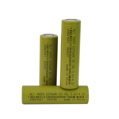 An toàn cao Pin 18650 2200 mah 500 lần Pin Lithium hình trụ 0,5C