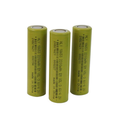 EN62133 18650 3.6V 2200mAh Pin năng lượng mặt trời có thể sạc lại cho đèn pin Led