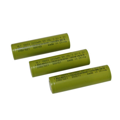 FCC 18650 Pin lithium Ion 2200mAh có thể sạc lại Tốc độ xả cao